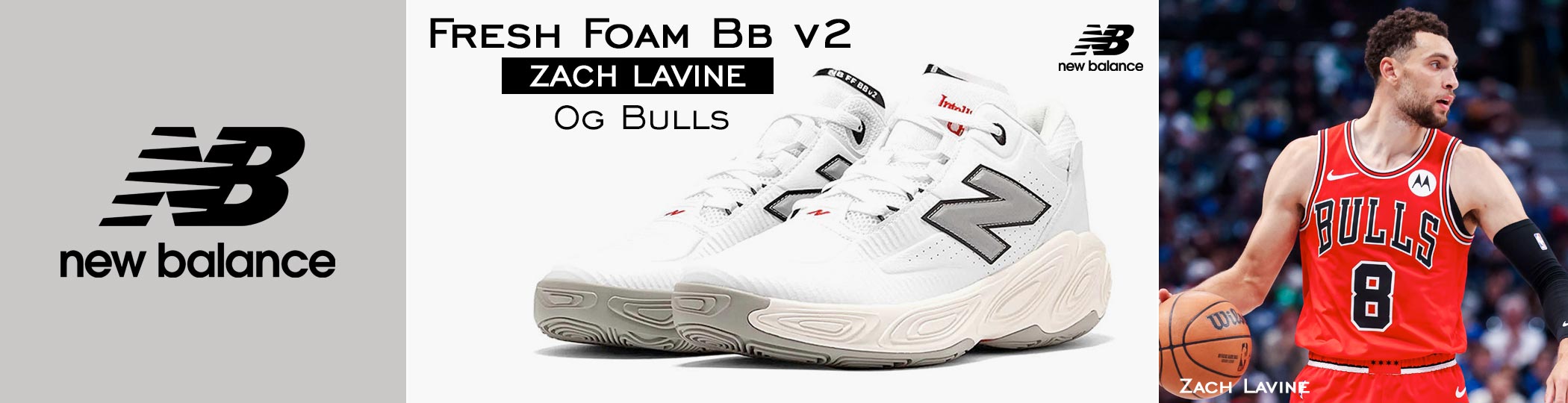 New Balance Fresh Foam BB v2 Zach Lavine - OG Bulls