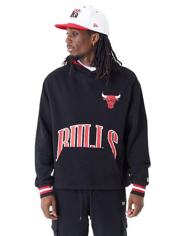 New Era NBA Chicago Bulls Large Graphic Joggers Black