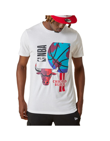 New Era NBA Chicago Bulls Team Water Print Logo Tank Top