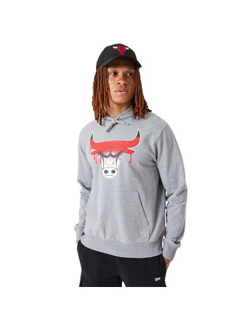 New Era Nba Colour Block Chicago Bulls HD Hoodie (blkfdr)