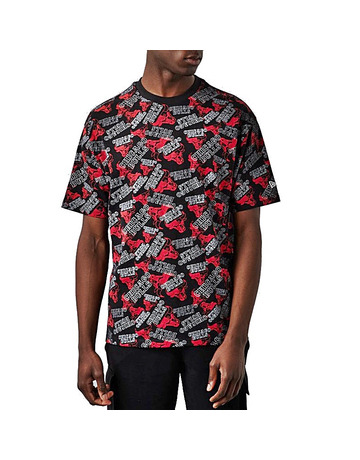 New Era T-Shirts, Tops & Vests  Chicago Bulls Nba Script Black T-Shirt - ·  Kales Tiles