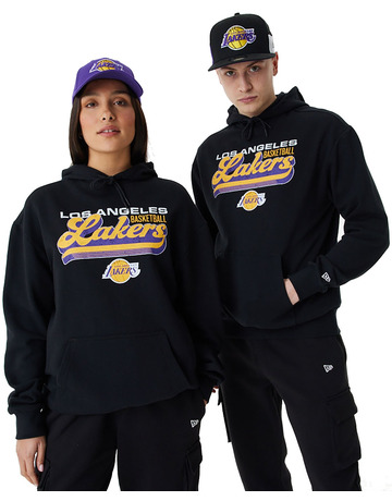 New era NBA Tear Logo Los Angeles Lakers Hoodie Black