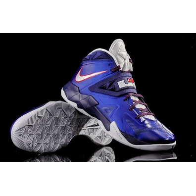 Lebron Zoom Soldier VII "Deep Blue" (400/marino/rojo/platinum)