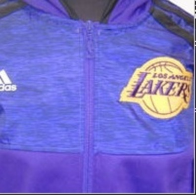 Adidas Chaqueta Junior Angeles Lakers (purpura/negro/amarillo)