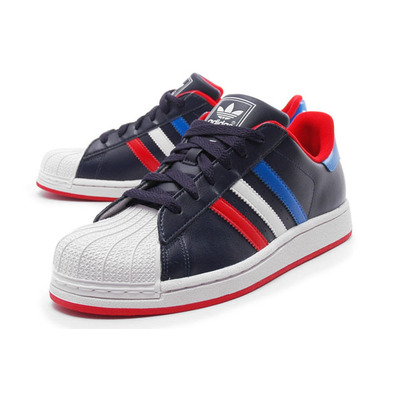 Adidas Superstar 2 J (marino/blanco/azul/rojo)