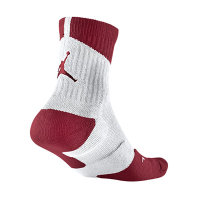 Air Jordan DriFit High Quarter Socks (110/Blanco/Rojo)