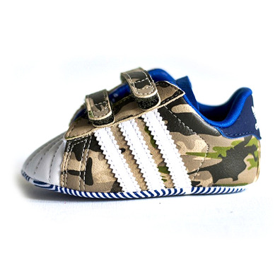 Adidas Originals Superstar 2 CRIB (camuflaje/azul/blanco)