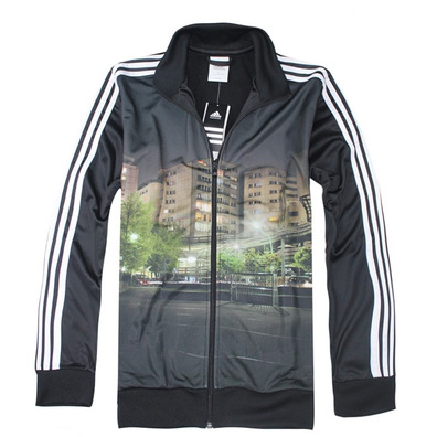 Adidas Chaqueta Hidden Court TT (negro)