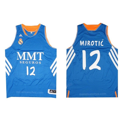 Camiseta Mirotic Real Madrid Basket 13/14 (azul/blanco)