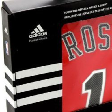 Pack Niño Derrick Rose Bulls (rojo/blanco)