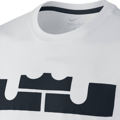 Camiseta LeBron Dri-FIT New Logo (102/blanco/negro)