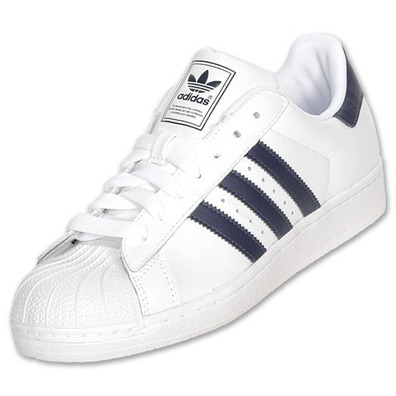 Adidas Superstar II  (blanco/marino)