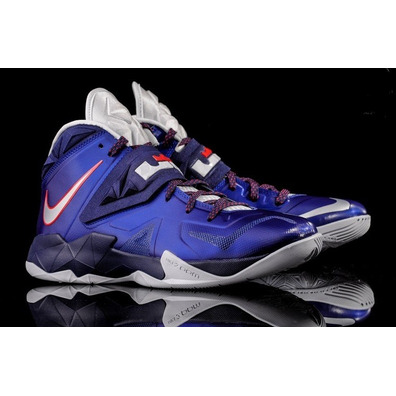 Lebron Zoom Soldier VII "Deep Blue" (400/marino/rojo/platinum)