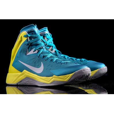 Nike Zoom Hyperquickness "Beach" (300/turquesa/amarillo/gris)