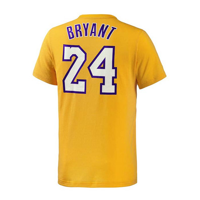 Adidas Camiseta NBA Game Time Kobe Nº 24 (amarillo)