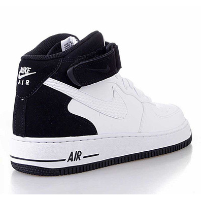 Air Force 1 Mid '07 "WhiteBlack" (124/blanco/negro)