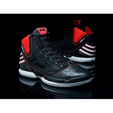 Adidas AdiZero Rose 2.5 (negro/blanco/rojo)