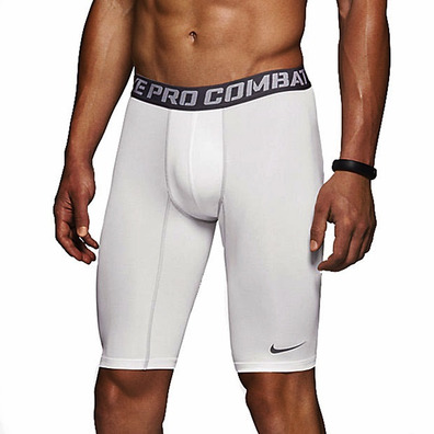 Nike Short Pro Combat Core Compression 2.0 9'' (100/blanco/gris)