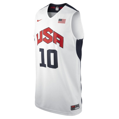 Camiseta Nike Réplica Bryant "USA" (100/blanco/navy/rojo)