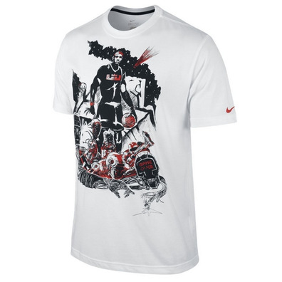 Camiseta LeBron Game Over (100/blanco)