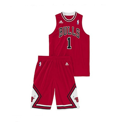 Pack Niño Derrick Rose Bulls (rojo/blanco)