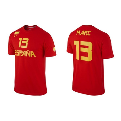 Cubre Camiseta España "Marc Gasol" (657/rojo/amarillo)