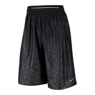 Lebron Short Tamed Allover Print (010/negro/gris)