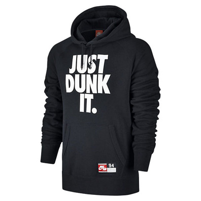 Sudadera Capucha Nike AW77 Basketball Graphic (010/negro)