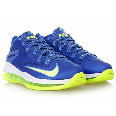 Air Max Lebron XI Low GS "Sprite Volt" Niño (400/Azul/Volt/Blan)