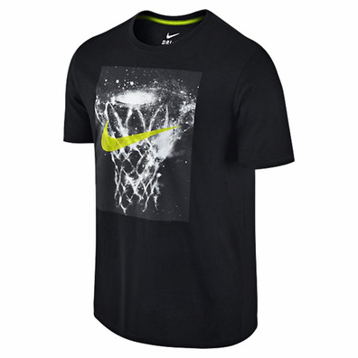 Nike Camiseta SGX Galaxy Net (010/negro/volt)