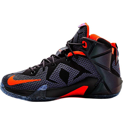 Lebron XII (GS) "Purple Cave" Niño (500/purple/turquesa/carmesí)