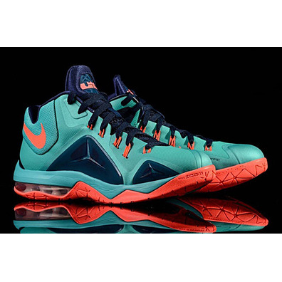 Lebron Ambassador VII "Sea Green" (484/turquesa/hot lava/navy)