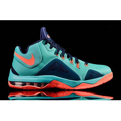 Lebron Ambassador VII "Sea Green" (484/turquesa/hot lava/navy)