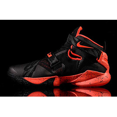 Nike Zoom Lebron Soldier 9 Premium "Bright Crimson" (negro/blanco-bright crimson)