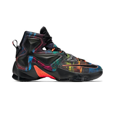 Lebron XIII "The Akronite Philosophy" (008/black/orange/blue lagoon)