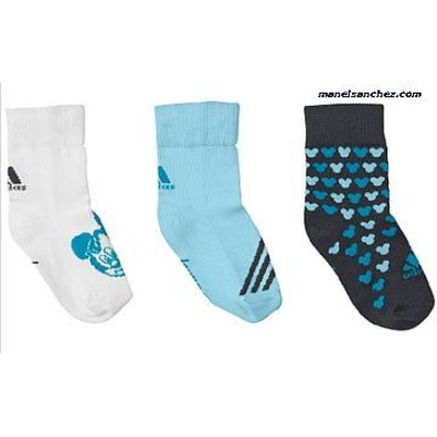 Calcetines Adidas Niño T Lk GraphBoys Pack 3pp (gris/bl/azul)