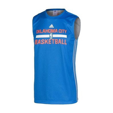 Adidas NBA Camiseta Oklahoma Thunder Winter Hoops Rev (azul/gris)