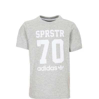 Adidas Originals Junior Camiseta Superstar Logo Essentials (gris/blanco)