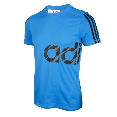 Adidas Camiseta Niño Recharged  (azul/negro)