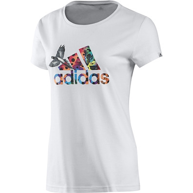 Adidas Camiseta Mujer Performance (blanco)