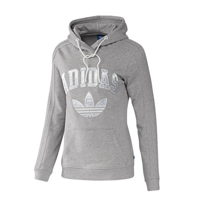 Adidas Original Sudadera Slim H Mujer (gris/blanco)