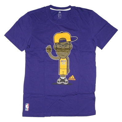 Adidas NBA Camiseta GFX Caricature Kobe (purpura)