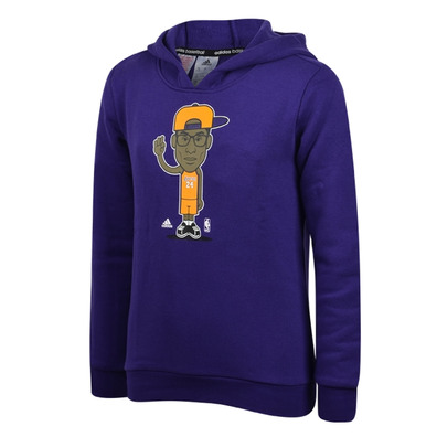 Adidas Sudadera NBA Niño Graphic Geek Lakers (purpura/amarillo)