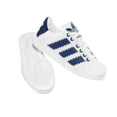 Adidas Ultrastar XL Niño  (28-35) (Blanco/Marino)