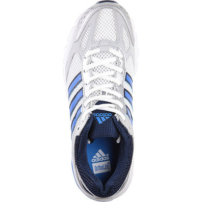 Adidas Duramo 4 K Infantil (36-40/plata/azul/blanco)