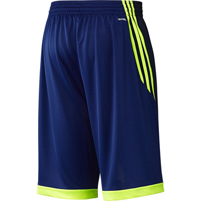 Adidas Short All World (marino colegial/ verde lima)