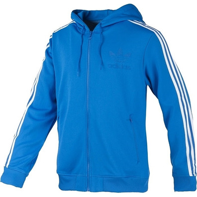 Adidas Original Chaqueta Flock Track Top (azul/blanco)