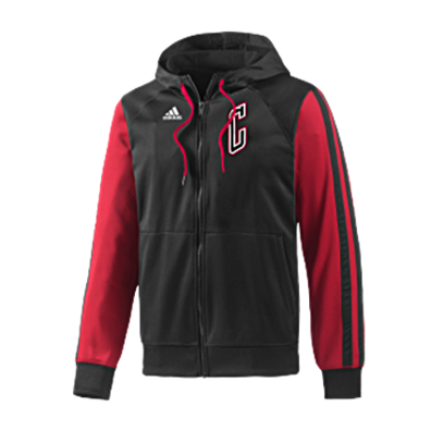 Adidas Sudadera Niño Capucha FZ Chicago Bulls (negro/rojo)