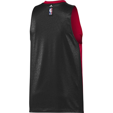 Adidas Camiseta Niño NBA Entreno Bulls Smer R (rojo/negro)