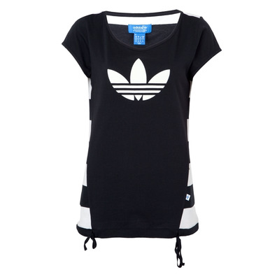 Adidas Camiseta Mujer Logo (negro/blanco)